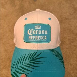 Corona White and Blue Hat